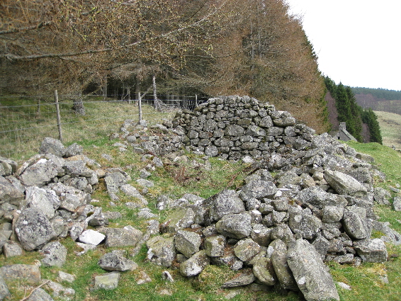 Ruins of the most westerly building